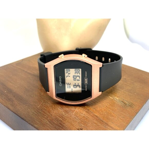 Casio Women\'s Watch LW204 Quartz Digital Rose Gold Black Resin 3294 35mm main image 7